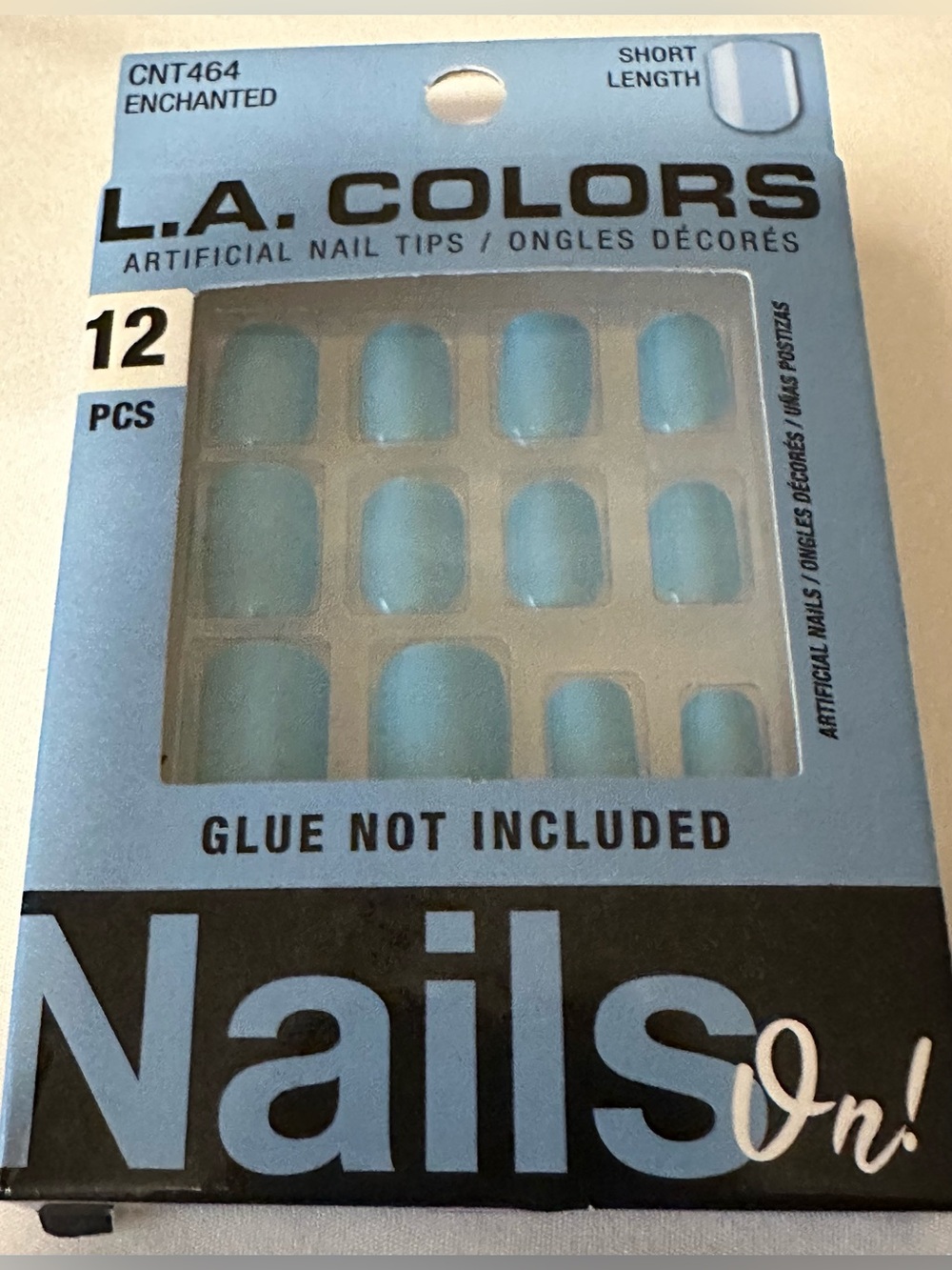 L.A. Colors Enchanted Artificial Nail Tips – 12 pcs